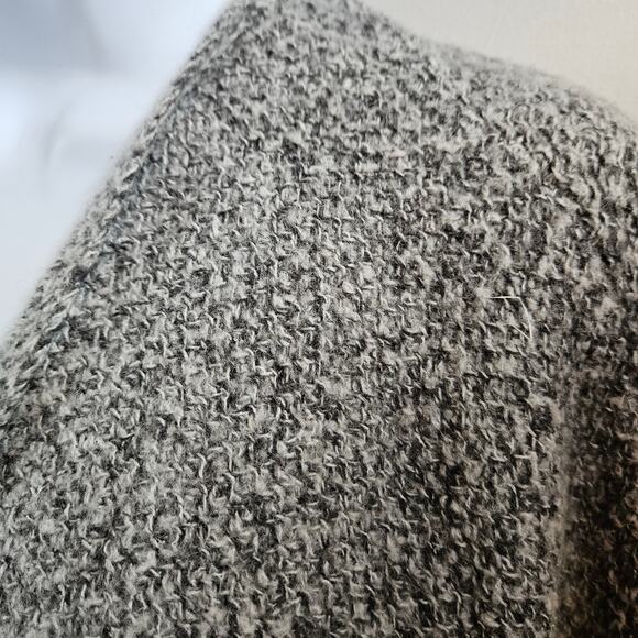Express Gray Wool Blend Sweater Cardigan Size S Casual Minimalist Professional - Picture 2 of 9